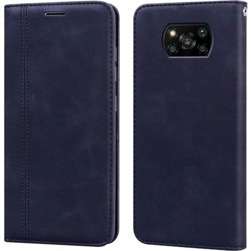 Leather Case for Redmi Note 10 10 pro 9T K40+ Wallet Cover Mi 10T lite Poko X3 M3 F3 Etui For Xiaomi Poco X3 NFC Magnetic Case