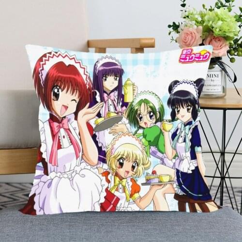 Nice Anime Tokyo.Mew.Mew Pillow Case Modern Home Decorative Pillowcase 35x35cm,40X40cm(one sides) For Living Room Pillow Cover