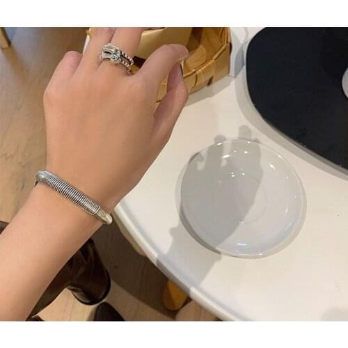 Miuoxion Wholesale New fashion retro jewelry simple wild personality open bracelet for Women feature namour Charm Gift