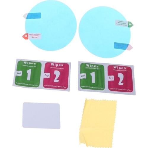 N0HF 1 Pair Car Anti Water Mist Film Anti Fog Coating Rainproof Hydrophobic Rearview Mirror Protective Film