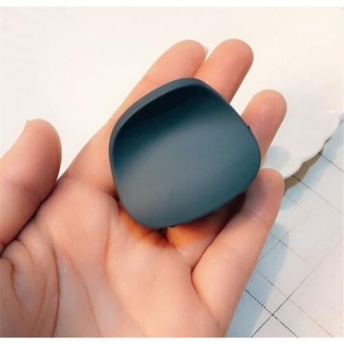 2021NEW Korean Fashion Design Women Hair Claw Solid Color Hair Crab Retro Square Scrub Hair Clips Small Size