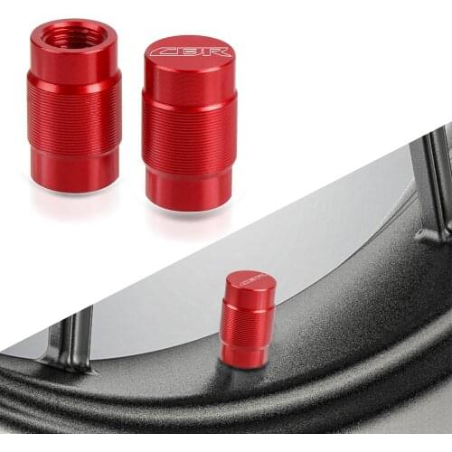 One Pair Motorcycle Vehicle Accessories Aluminum Wheel Tire Valve caps For Honda CBR125R CBR250R CBR250RR CBR 125R 250R 250 RR
