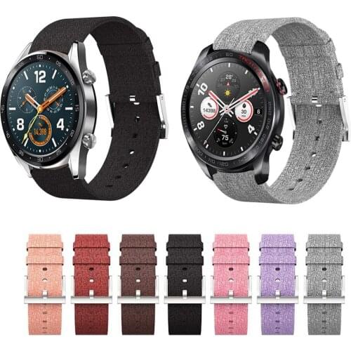 20mm 22mm Canvas Fabric Straps Watch Band for Huawei Watch GT2 42mm 46mm Wrist band for GT 42mm 46mm GT2e GT2 pro strap