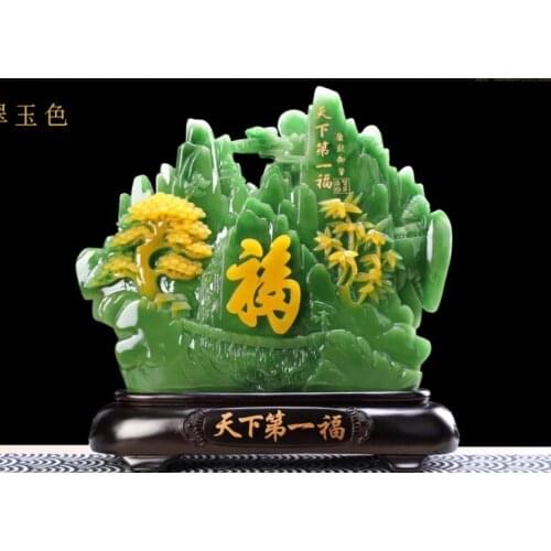 THE BEST BLESSING IN THE WORLD OFFICE HOME BAMBOO LIVING ROOM WINE CABINET DECORATION DECORATION NEW HOUSE GIFT