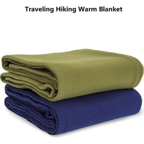 Outdoor Camping Mat Single Polar Fleece Blanket Office Lunch Break Siesta Thin Summer Blanket Sheets