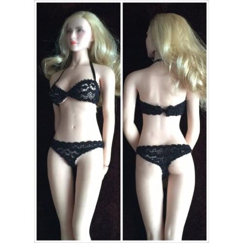 1/6 Scales Female Figures Sexy Girl Clothes Black Lace Pattern Underwear For 12 inches Action Figure Body Model