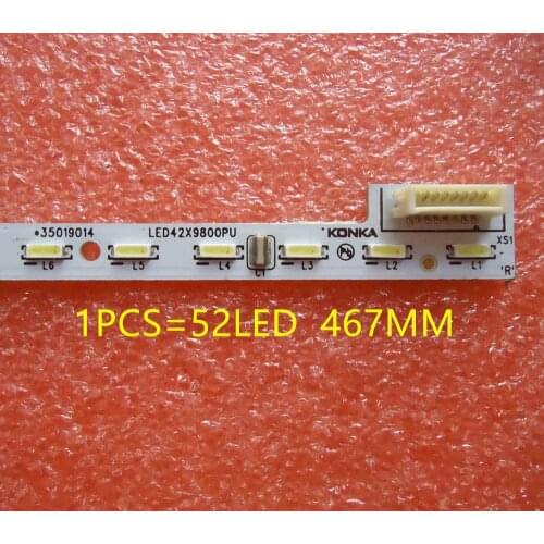 1 Pairs=2 pcs 52LED 467MM For Konka LED42X9800PU 35018947 35019014 Led Backlight Strip