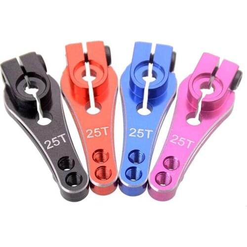 1Pcs 32.5MM Metal RC 25T Tooth Steering Servo Arm for 1/10 RC Crawler TRAXXAS TRX4 RC Car Parts