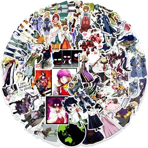 10/30/50Pcs Animal Log Horizon Graffiti Waterproof Stickers Motorcycle Bicycle Helmet Motor Laptop Joke Kid Classic Toy Gifts