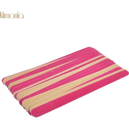 100pcs/lot Rose Brown Wooden Nail File Sanding Nail Buffing Polish Blocks Professional Trimming Cuticle Remover Nail Salon Tools