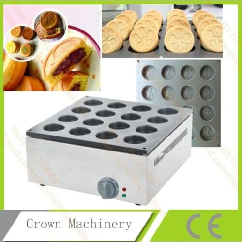 16pcs Commercial Use 220v Electric Red Bean Dorayaki Baker Machine Maker