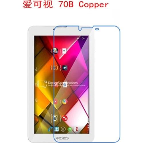 2 Pcs Clear Screen Protector Film Anti-Fingerprint Soft Protective Film For Archos 70B Copper 7 inch tablet