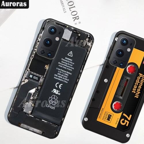 Auroras Case For OnePlus 9 Pro All Protection Retro Camera Gamepad Pattern Soft Cover For One Plus 9 Case