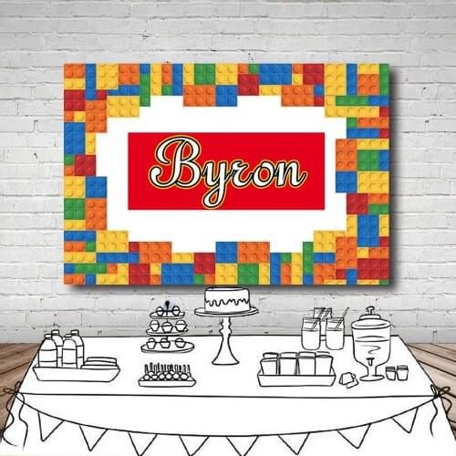 Colorful Photography Backdrop for Children Birthday Party Backgrounds For Photo Studio Customize Vinyl Polyester Photocall