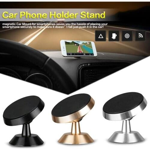 Hot Magnetic Car 360 Degree Rotation Phone Mount Holder Universal powerful Magnetic Navigation Car Bracket For Iphone X 11 12