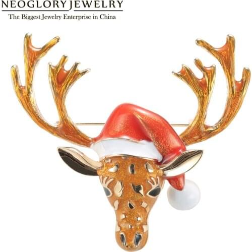 NEOGLORY Brooches With Animals For Clothes