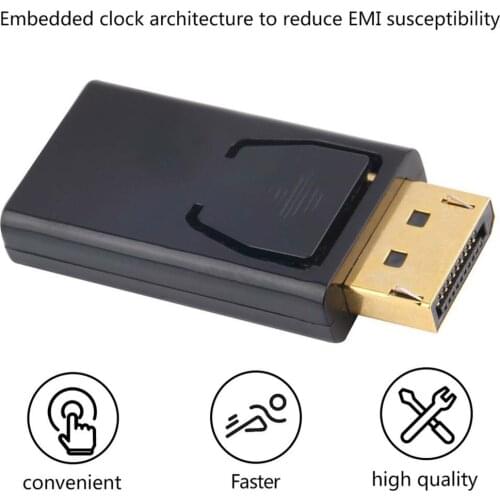 New Display Port Display Port DP Male To HDMI-compatible Female Converter Cable Adapter Video Audio Connector For HDTV PC