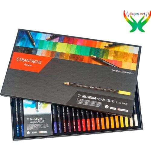 Swiss Caranda Museum 20/76color water soluble color lead suit artist drawing pencil art painting supplies for professional