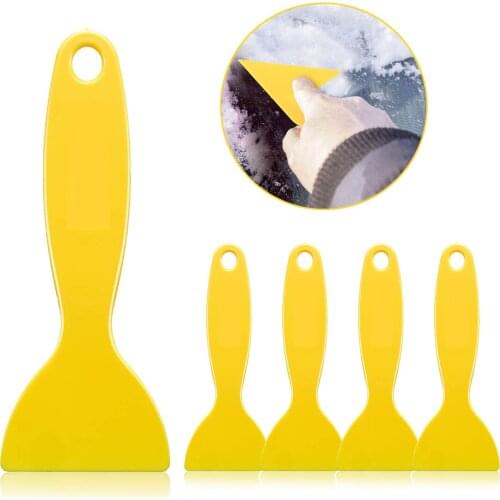 5pcs Plastic Film Scraper Edge Squeegee Glass Window Sticker Vinyl Glue Mini Removal DIY Installation Knife Shovel