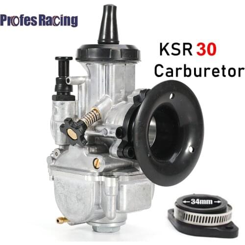 Universal Motorcycle KSR 28 30mm Carburetor KSR Evolution KIT EVO Carb Fit For Honda Yamaha With Power Jet Pir Bike ATV