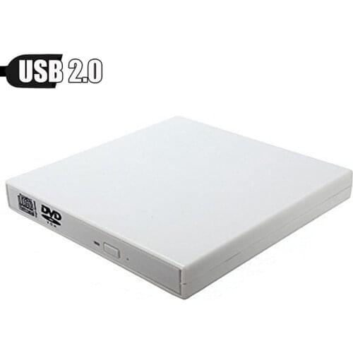 External USB 2.0 Optical Drive Double Layer 8X DVD RAM RW DL Burner 24X CD-R Writer For Laptop PC Windows