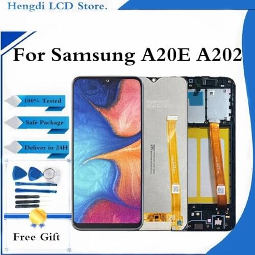 LCD For Samsung Galaxy A20e A202 LCD Display Touch Screen Digitizer Assembly A202 A202F Replace For Samsung A20e LCD Screen