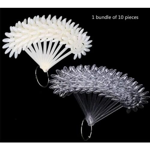 1 bundle of 10pcs nail nail polish color card palette nail display board a swatch swatch beginner nail practice dedicated