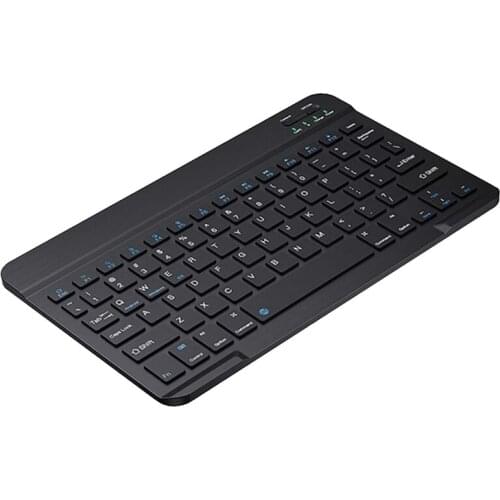 10-Inch Bluetooth Wireless Keyboard, Suitable for Tablet, Mobile Phone, Laptop, Desktop