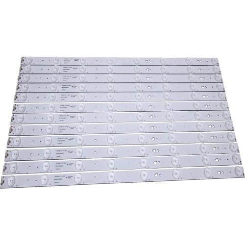 12Pieces/set LED Backlight strip 8 lamp For Hai er LE55F3000W Light Bar LED55D8-ZC14-05(A) 30355008207 30355008210 LE55F3000W
