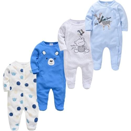 2020 Cute cartoon autumn Baby romper newborn baby clothes Kids long sleeve cotton boys Clothes Baby girls romper