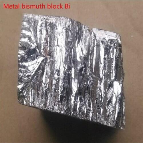 50g hot sale high purity 99.99% bismuth bismuth ingot metal block bismuth needle bismuth ball beads bismuth pure bismuth block