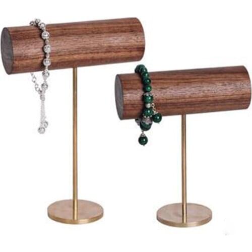 Black Walnut Bracelet Holder Watch Display Rack Bracelet Bracket StandJewelry Display Props Table Jewelry Display Stand Holder