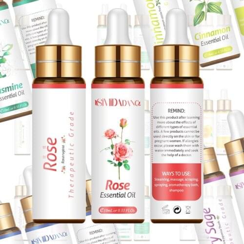 2021 10ml Plant Essential Oils Pure High Quality Essential Oils for Diffuser Yoga Massage and DIY Personal Care