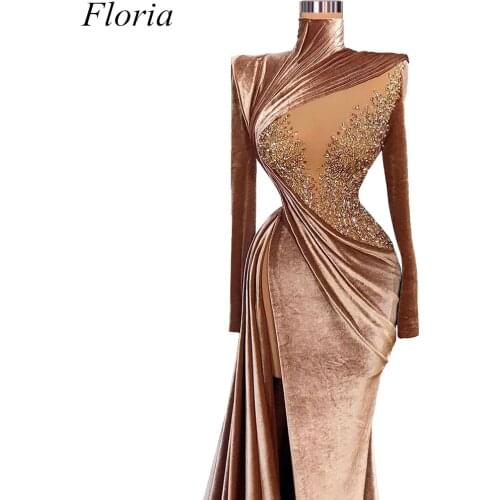 Floria Evening Dress Custom Plus Size Long Womens Fitting Gown for Formal Celebrations Beading Pageant Celebrity Vestidos