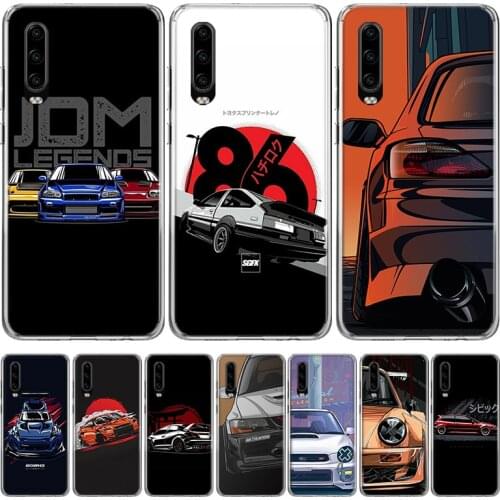 Cool Sports Car Comic Phone Case for Huawei P30 P40 P20 P10 Mate 20 10 30 Lite Pro P Smart Z Plus + Art Luxury Cover Coque