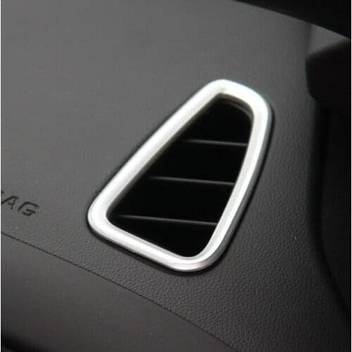 Lapetus Front Air Conditioning Outlet Vent Molding Cover Trim 2 Pcs Accessories Interior Fit For Chevrolet Camaro 2016 2017 ABS