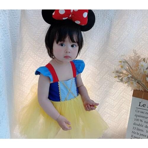 Baby Girl summer sleeveless cute princess mesh ball gown dress