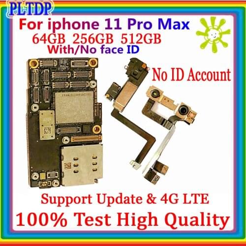 100% Original Unlocked Motherboard for iphone 11 Pro Max 64gb 256gb Mainboard Function good quality logic board 100% Tested