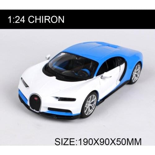 Maisto 1:24 Chiron Diecast Model Car Alloy Model Metal Car Kids Toys Roadster Car simulation model For Gift Collection