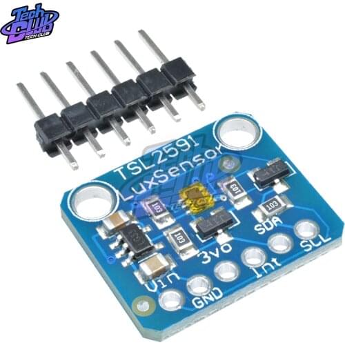 TSL2591 IIC I2C Light Sensor Breakout Module High Dynamic Range Digital Board TSL25911FN 3.3V 5V Diy Electronic