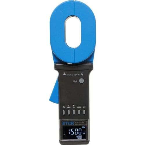 Customize ETCR2200 Clamp On Ground Resistance Tester 1500ohm/40.0A Earth Resistance Meter