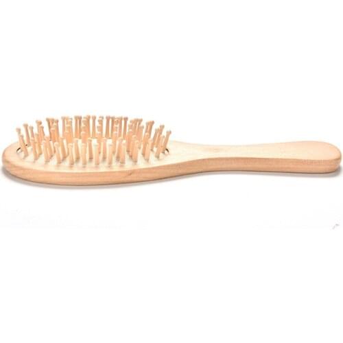 New 1PC Hair Care and Beauty SPA Massager Massage Comb Wooden Bamboo Hair Vent Brush Brushes Top Quality