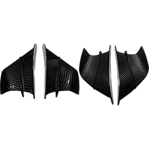 Motorcycle Fairing Front Aerodynamic Winglets Carbon Fiber Windshield Fairing Wing for Honda Suzuki Yamaha Kawasaki