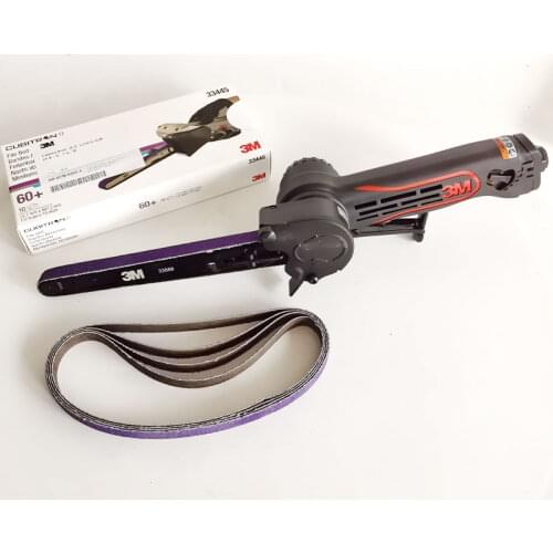 Industrial grade 3m33575 pneumatic abrasive belt machine for welding seam grinding and cleaning