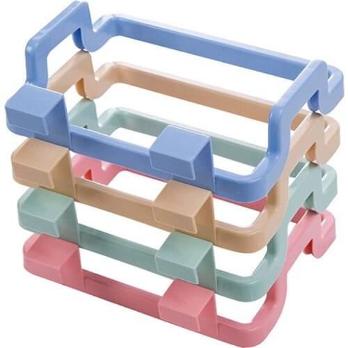 Hanging Trash Rubbish Bag Holder Plastic Garbage Hook Rack Cupboard Cabinet Rubbish Bag Storage Stand Rag Hanger Kitchen Gadgets