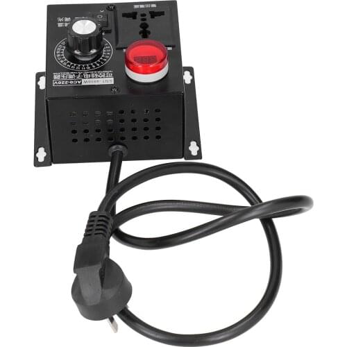 AC 110/220V 4000W Voltage Regulator Dimmer High Power Electronic Thyristor Controller Module Certification 3C Power Cord