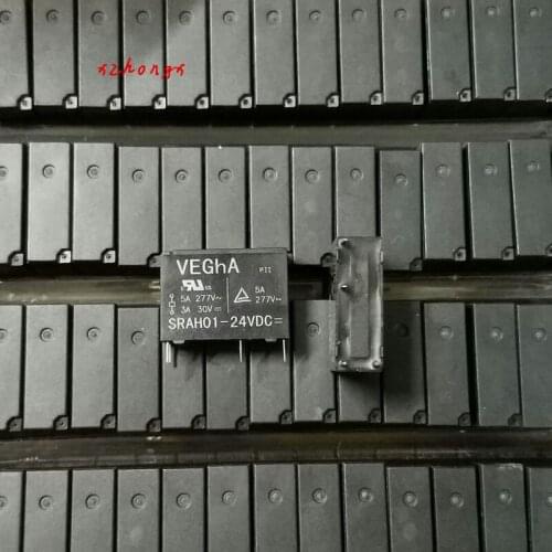 SRAH01-24 v dc Import Electric Relay 24V 4-Foot Instead HF46F 24-HS1