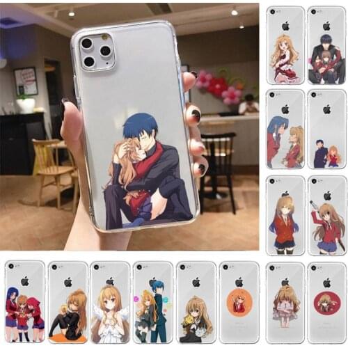 Toradora Taiga aisaka Phone Case For iPhone X XS MAX 6 6s 7 7plus 8 8Plus 5 5S SE 2020 XR 11 11pro max Clear funda Cover