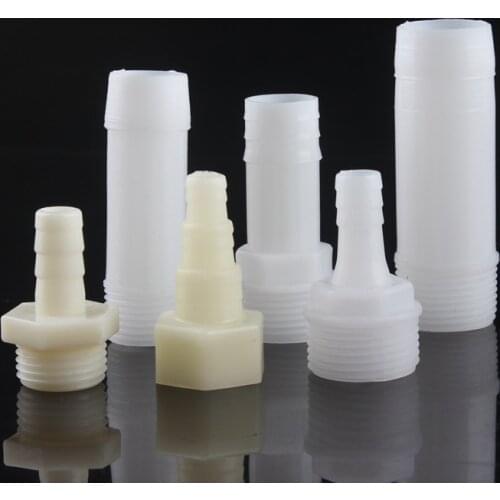 8pc 1/2 3/4 1inch Thread Adapter Garden Water Connector PVC Hose Garden Hose Connector Water Tank Aquarium Fish Tank Accessories