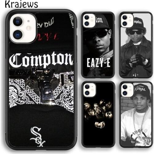 Krajews Eazy E NWA Legendary Rapper Phone Case Cover For iPhone 5s SE 2020 6s 7 8 plus X XS XR 11 12 mini pro max coque Shell